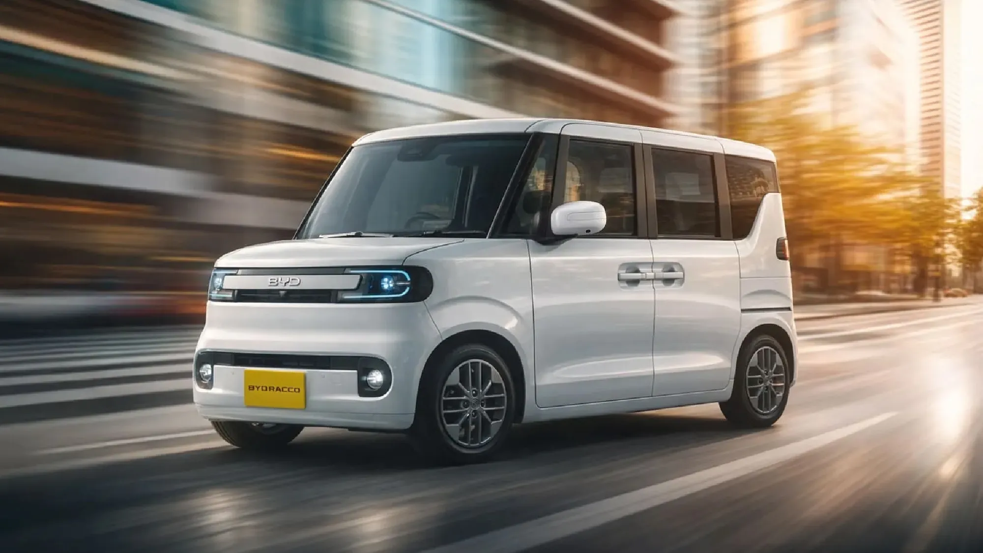 BYD RACCOのX-PACK電動パワートレイン図