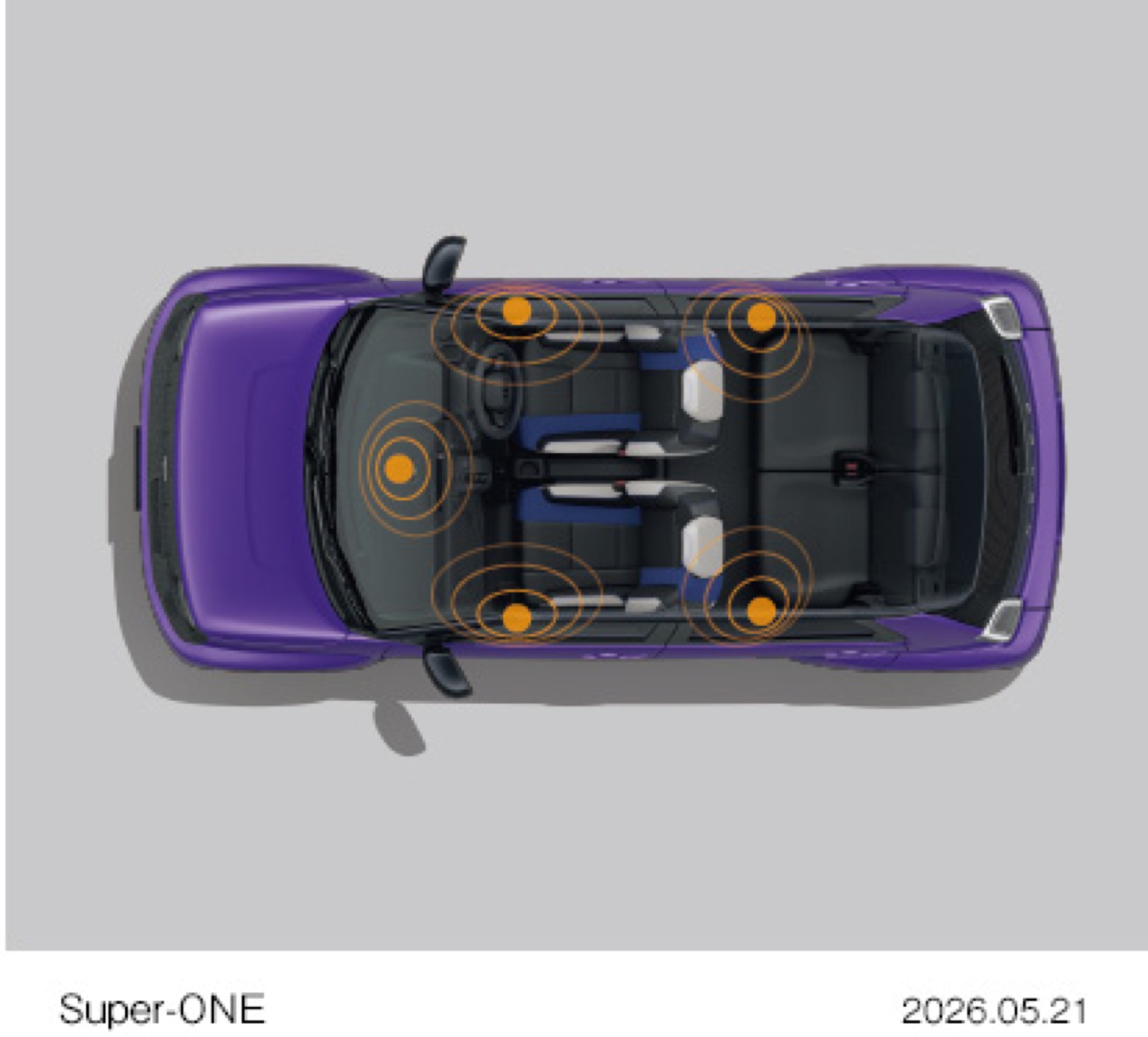 Super-ONEのアクティブサウンドコントロール構成図